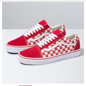 VANS PRIMARY CHECK OLD SKOOL SHOES SNEAKERS